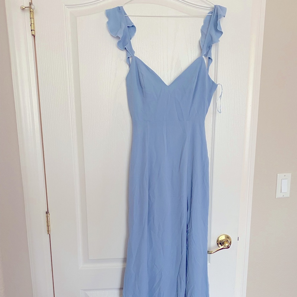 Beautiful long dress in light blue